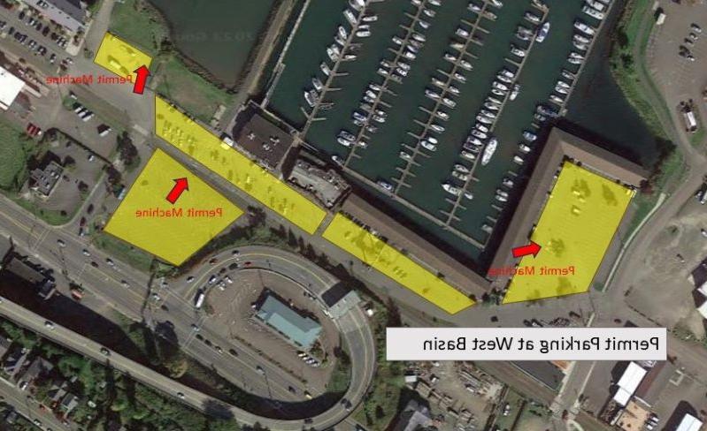 West Basin Permit Parking Map